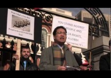 Former Chinese student dissident, now U.S. citizen, makes rousing speech at Second Amendment demonstration
